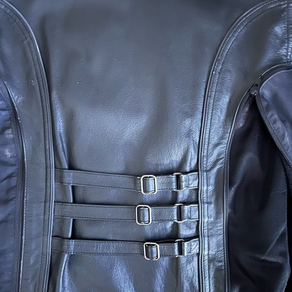 JOE ROCKET WOMEN'S SONIC LEATHER MOTORCYCLE JACKET small - Picture 6 of 7